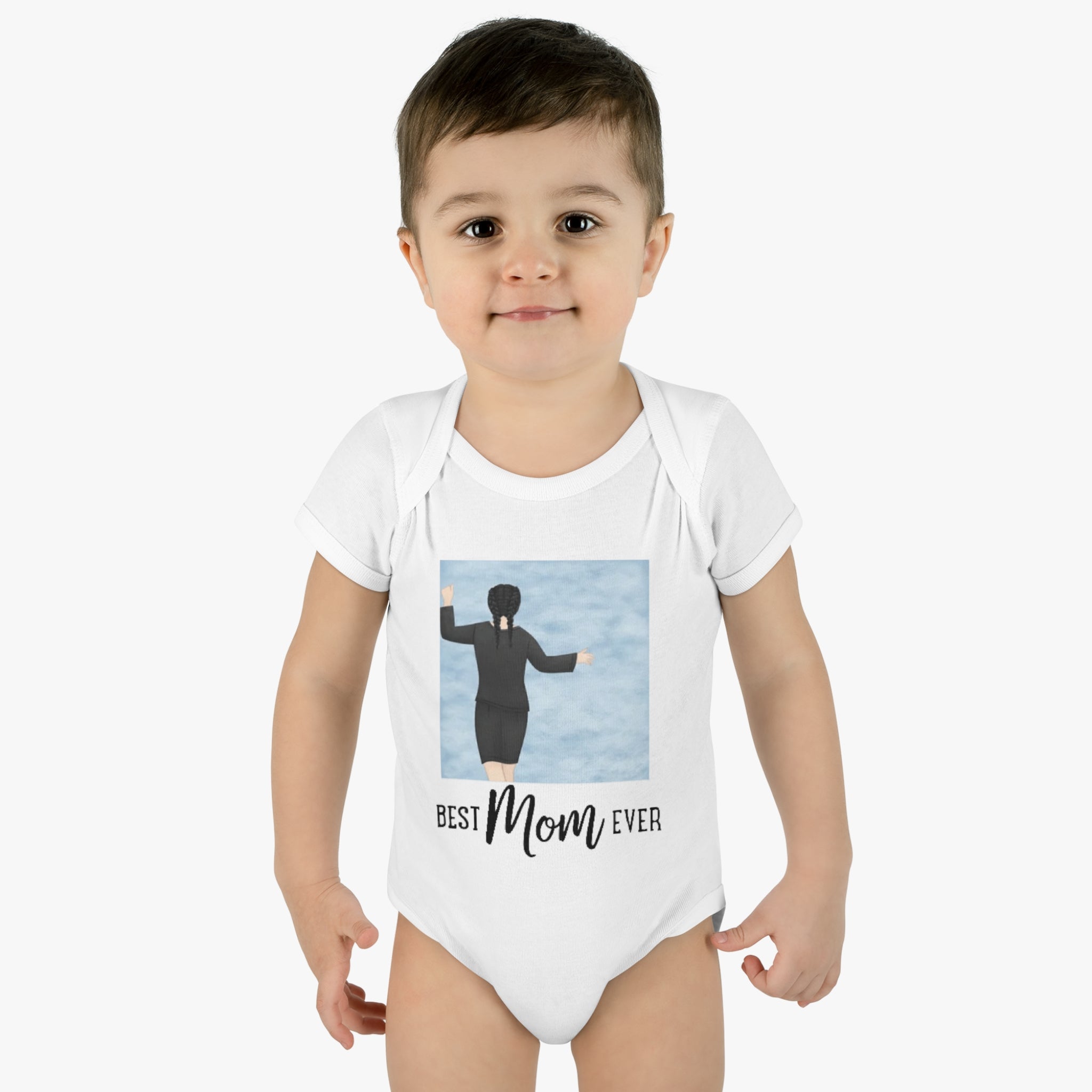 Best MOM ever | Infant Baby Rib Bodysuit